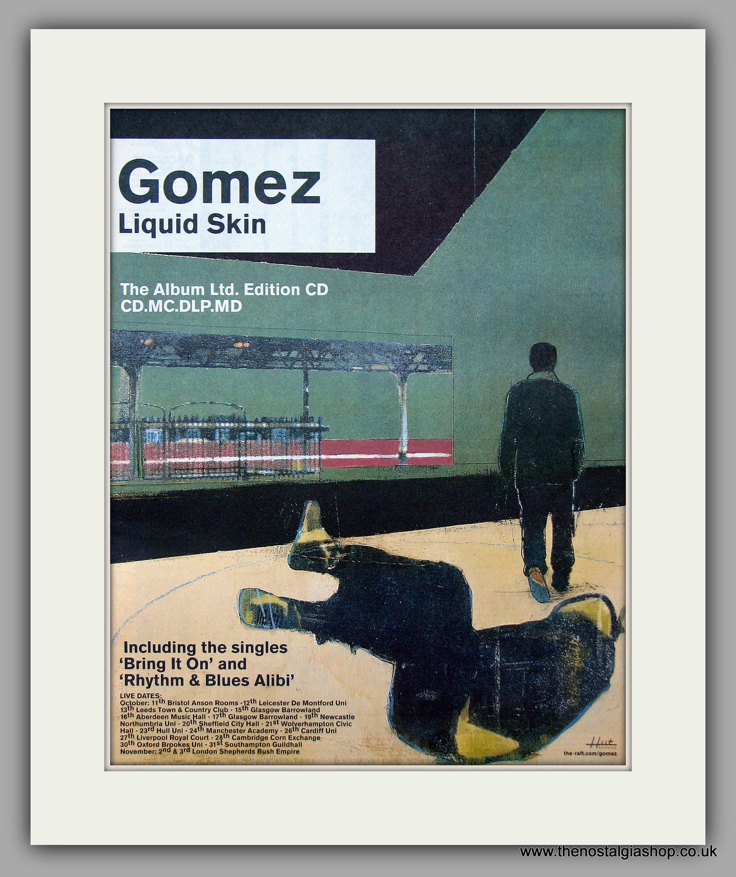 Gomez - Liquid Skin. Original Vintage Advert 1999 (ref AD10794)