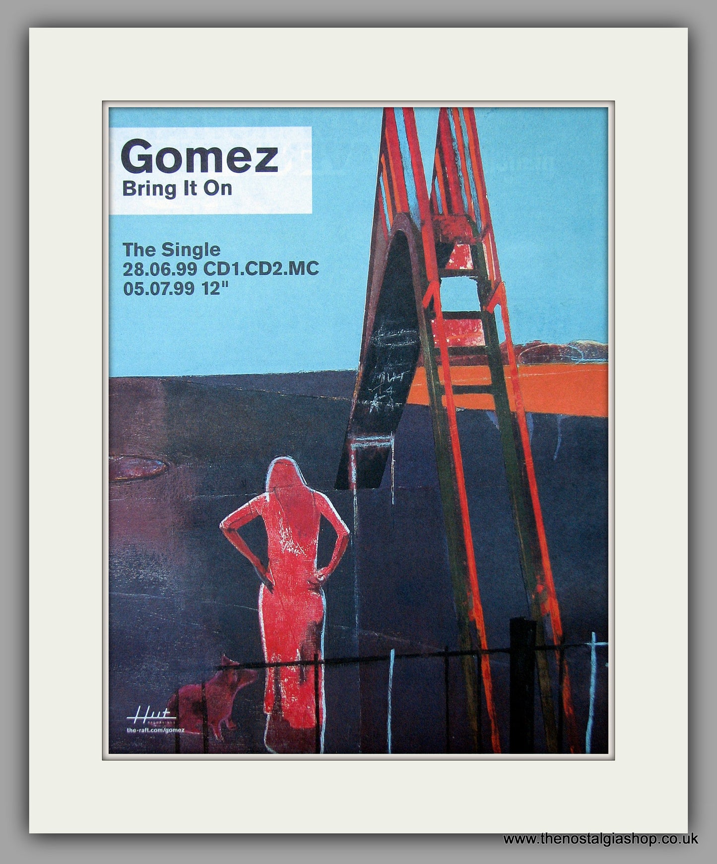Gomez - Bring It On. Original Vintage Advert 1999 (ref AD10795)
