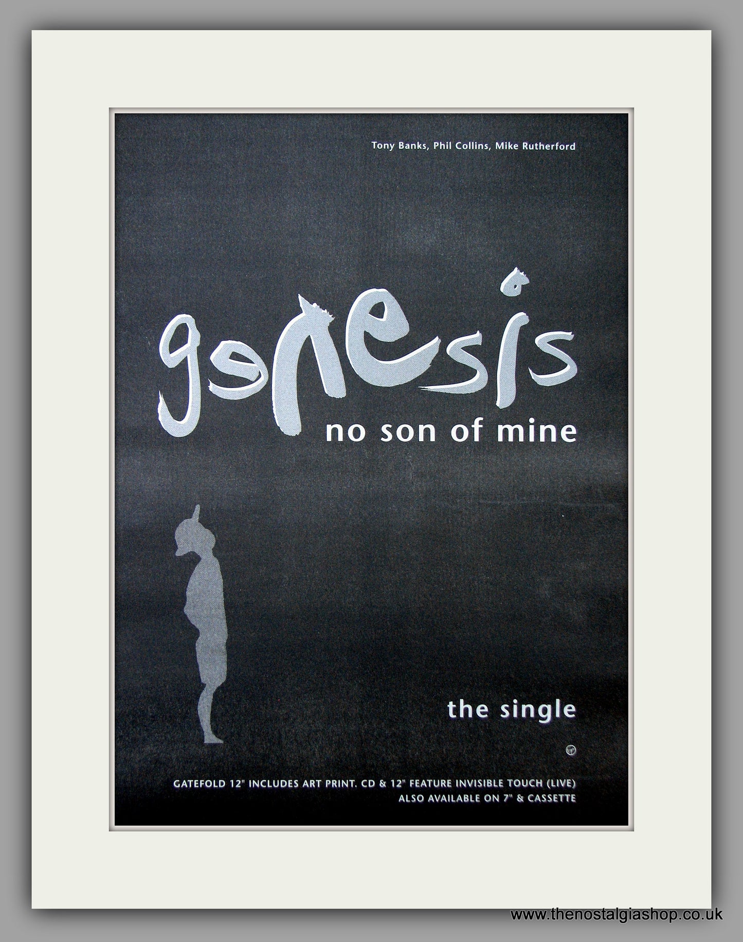 Genesis - No Son Of Mine. Original Vintage Advert 1991 (ref AD10807)