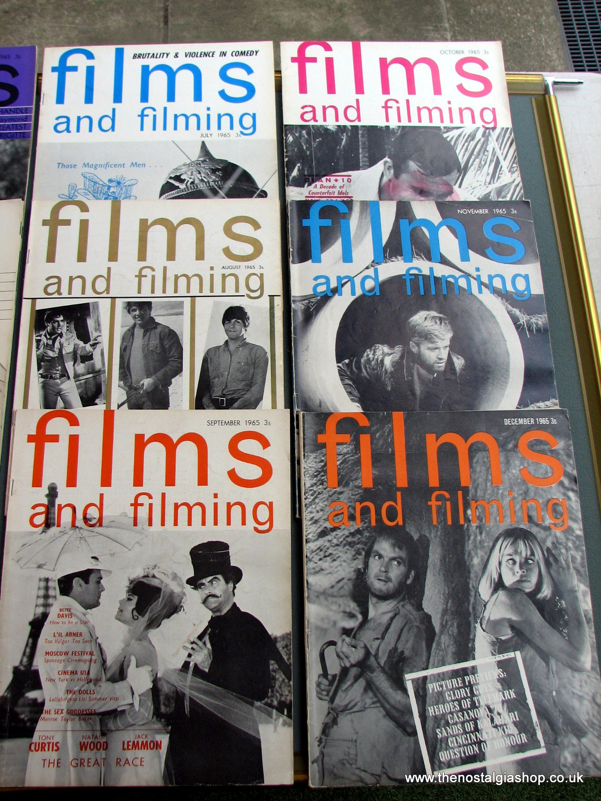 Magazine Filming Films And Filming Magazines 1965. Full year 12 issues. (MC105) – The ...