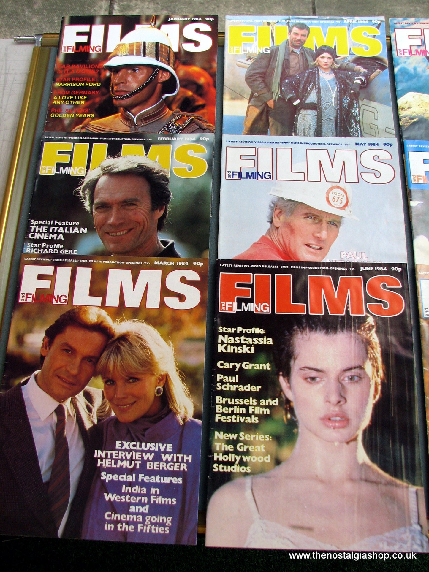 Films And Filming Magazines 1984. Full year 12 issues. (MC104)
