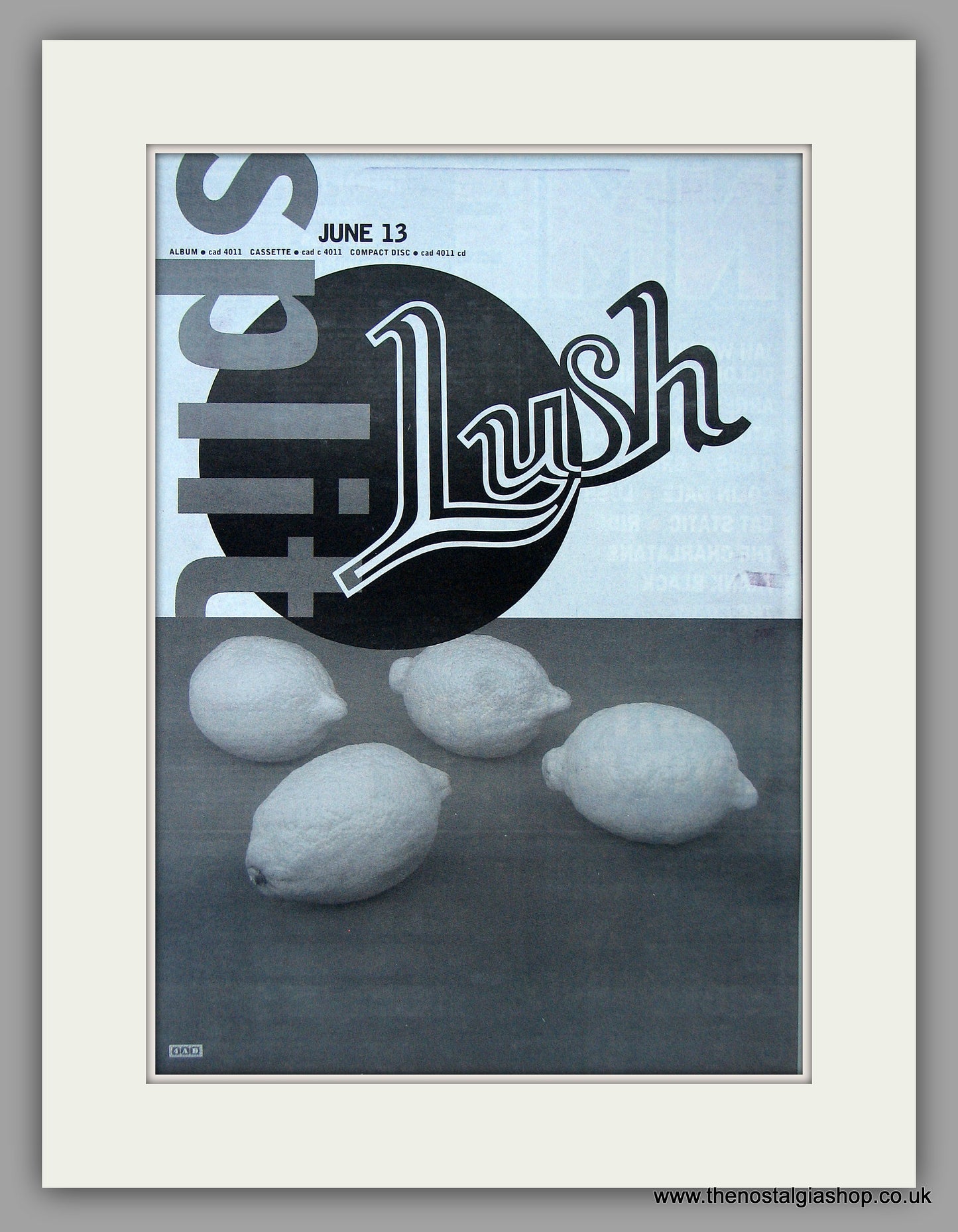 Lush - Split. Original Vintage Advert 1994 (ref AD10855)