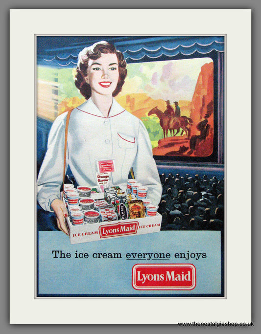 Lyons Maid Ice Cream. Original Advert 1958 (ref AD55285)