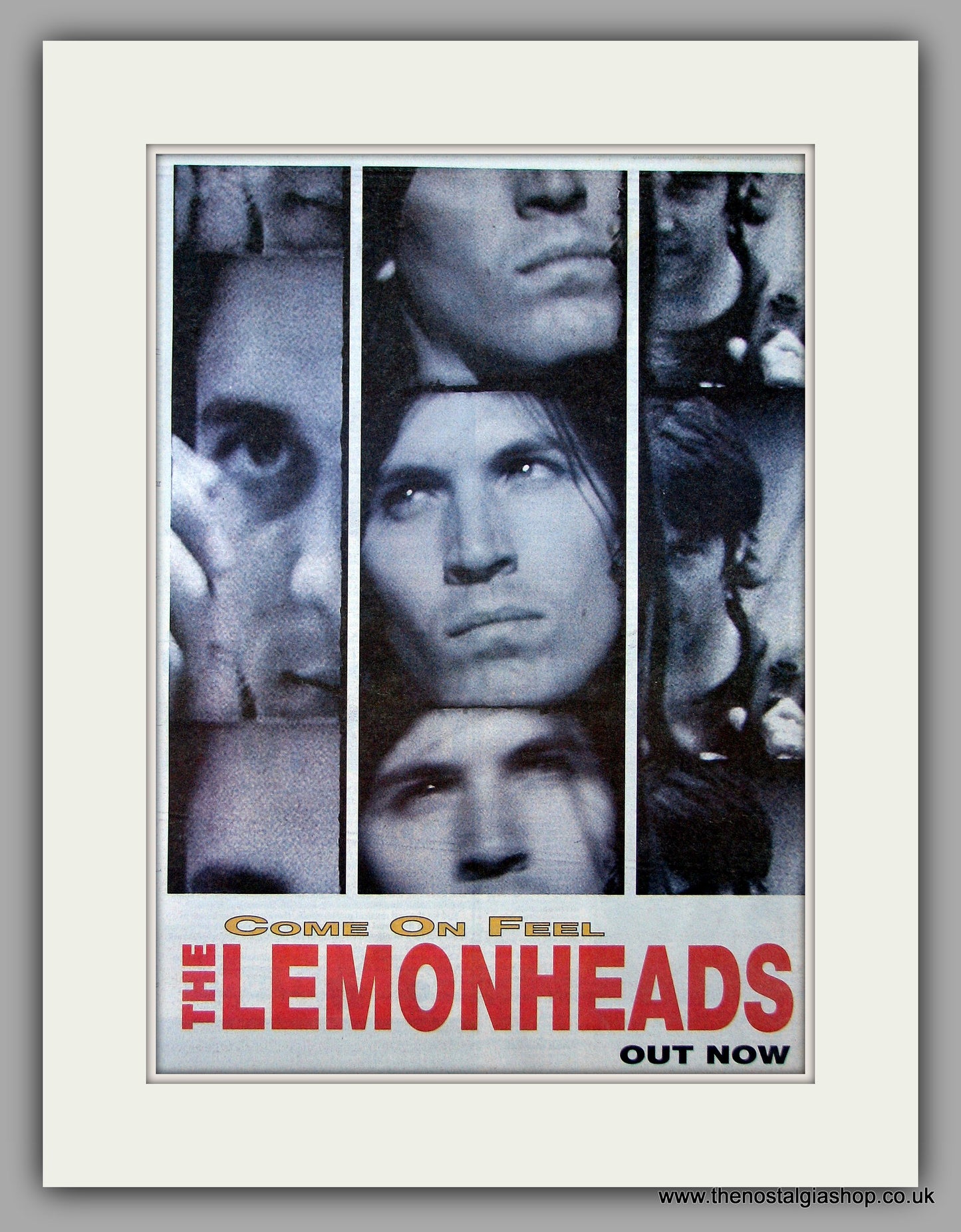 Lemonheads (The) - Come On Feel. Original Vintage Advert 1993 (ref AD10872)
