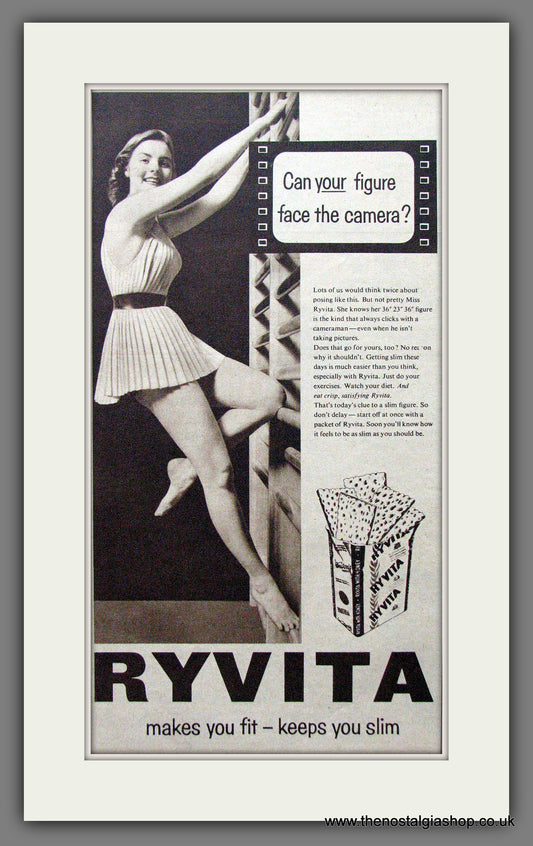 Ryvita. Original Advert 1956 (ref AD55295)