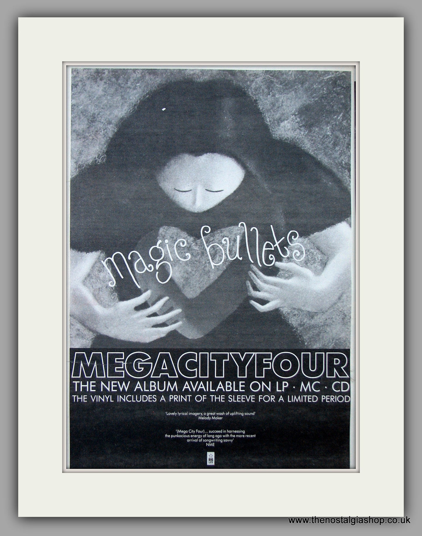 Magic Bullets - Mega City Four. Original Vintage Advert 1993 (ref AD10883)