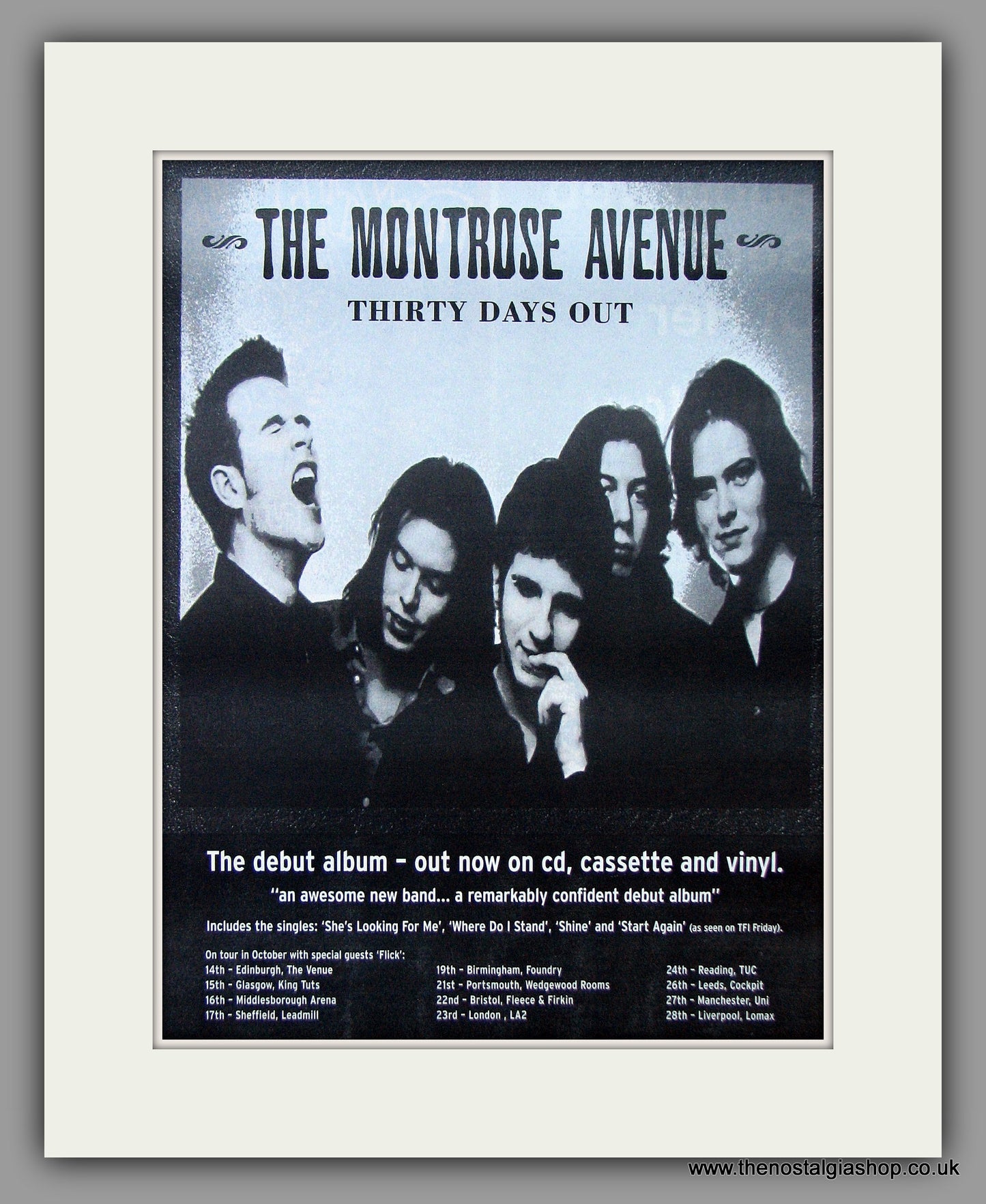 Montrose Avenue (The). Original Vintage Advert 1998 (ref AD10885)