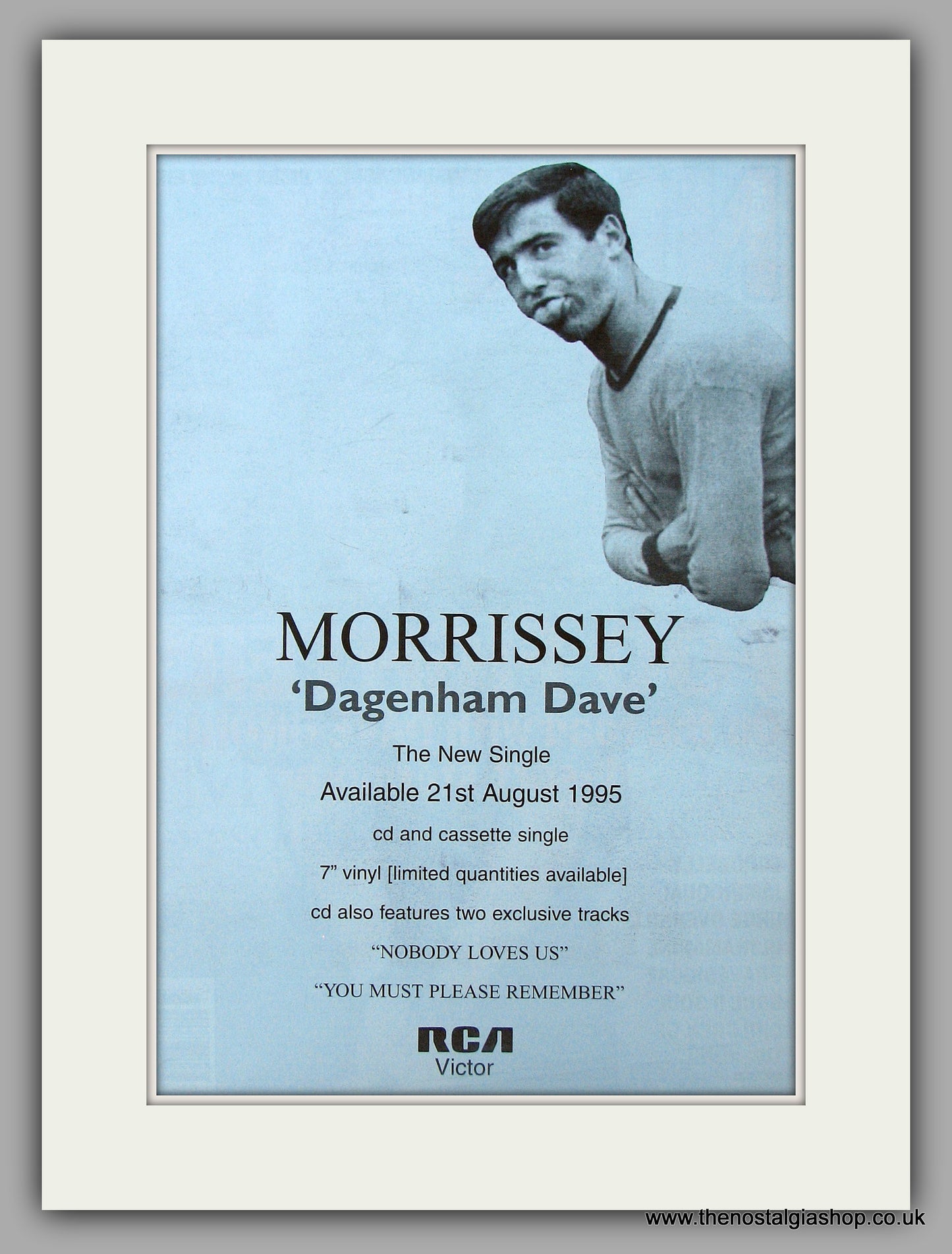 Morrisey - Dagenham Dave. Original Vintage Advert 1995 (ref AD10898)