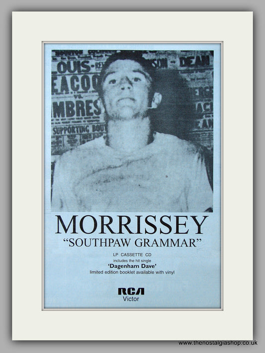 Morrisey - Southpaw Grammar. Original Vintage Advert 1995 (ref AD10899)