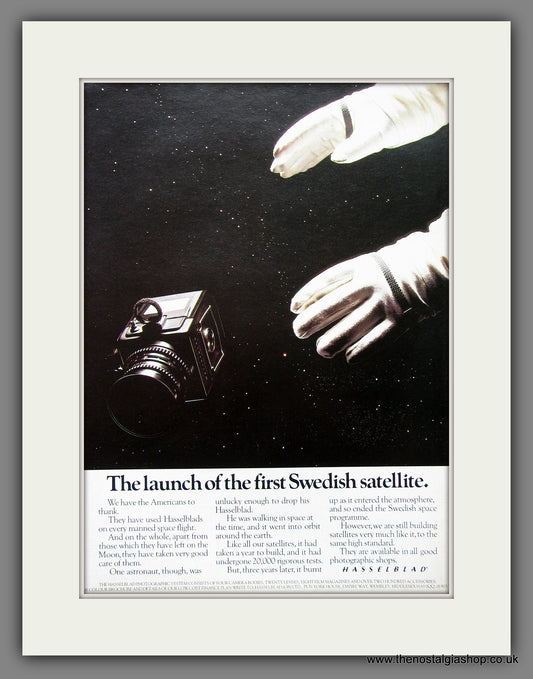 Hasselblad Camera. Original Advert 1978 (ref AD55331)