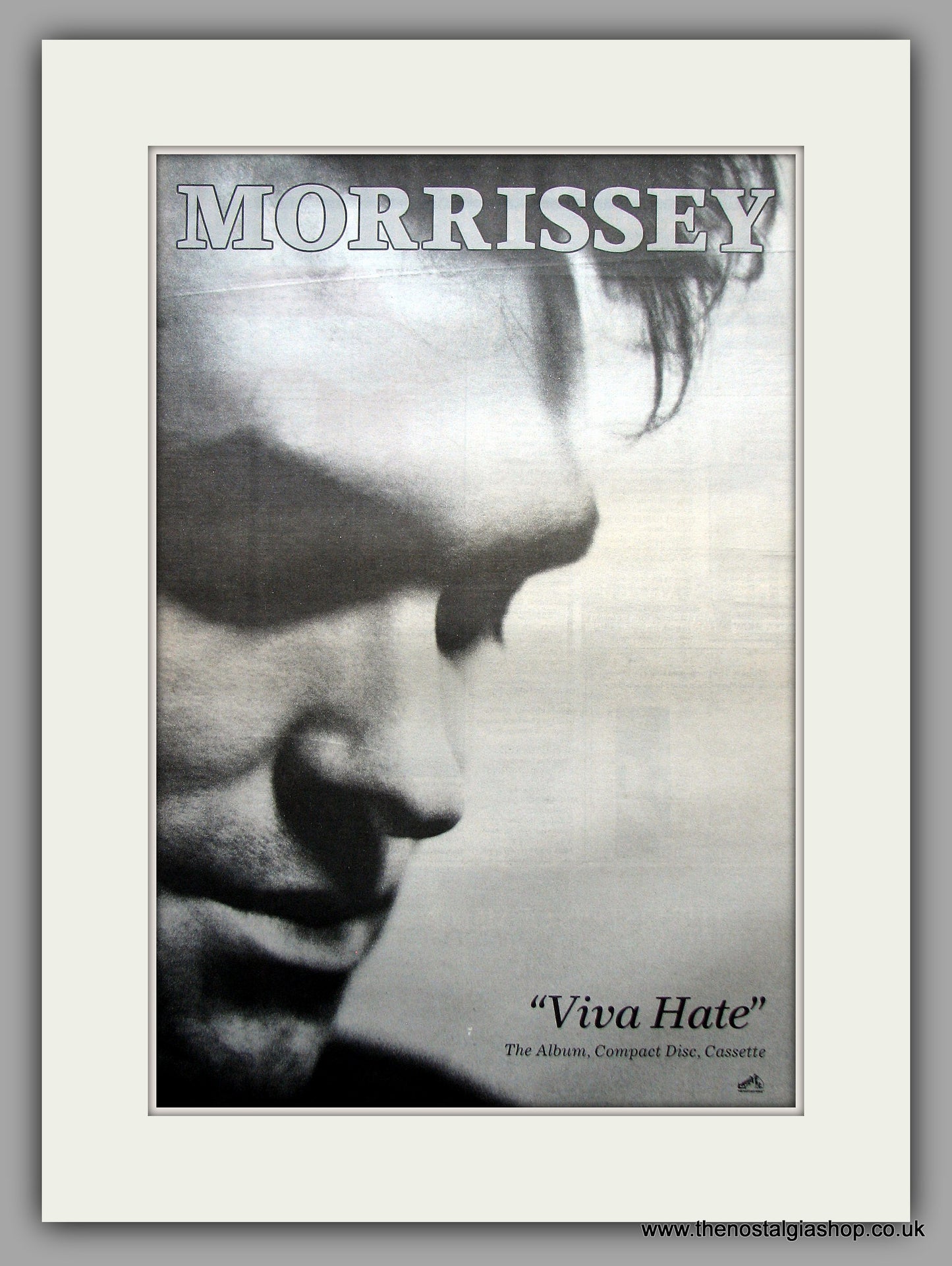 Morrissey. Viva Hate. Original Vintage Advert 1988 (ref AD10770)