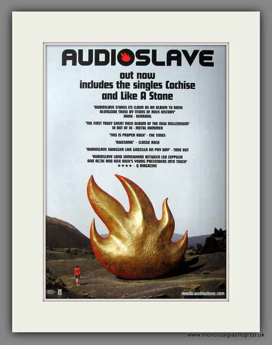 Audioslave. 2003 Original Advert (ref AD55414)