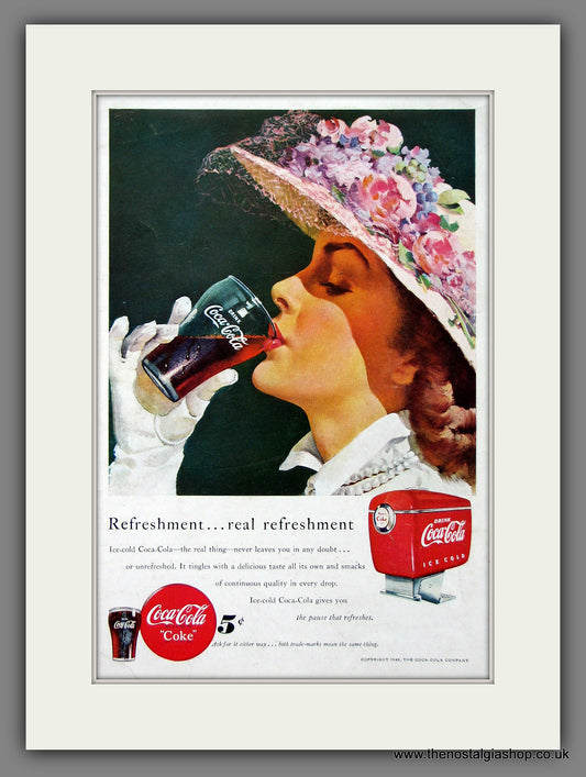 Coca-Cola Original Advert 1949 (ref AD55338)