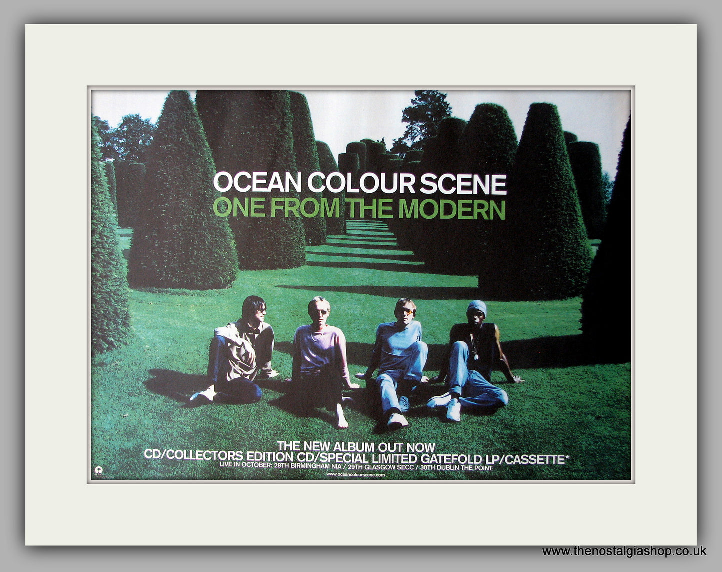 Ocean Colour Scene - One From The Modern. Original Vintage Advert 1999 (ref AD10950)
