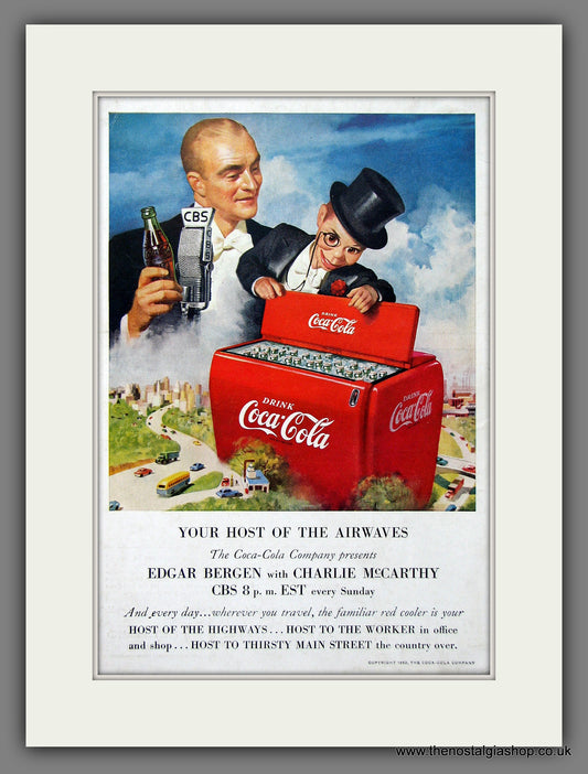 Coca-Cola. Original Advert 1950 (ref AD55343)
