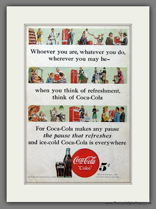 Coca-Cola Original Advert 1948 (ref AD55394)