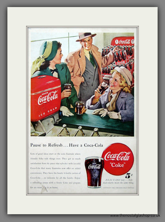 Coca-Cola Original Advert 1948 (ref AD55395)