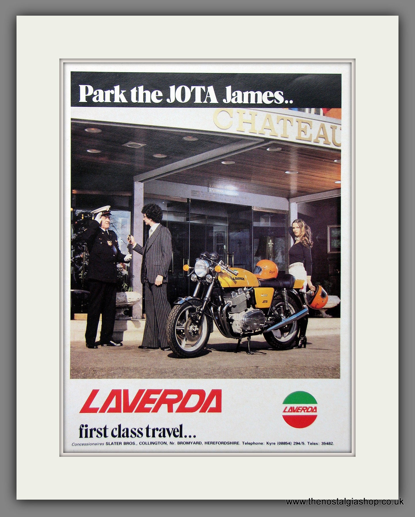 Laverda Jota Motorcycle. Original advert 1978 (ref AD55370)