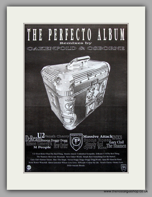 Perfecto (The) Album Remixes By Oakenfold & Osborne. Original Vintage Advert 1994 (ref AD10980)