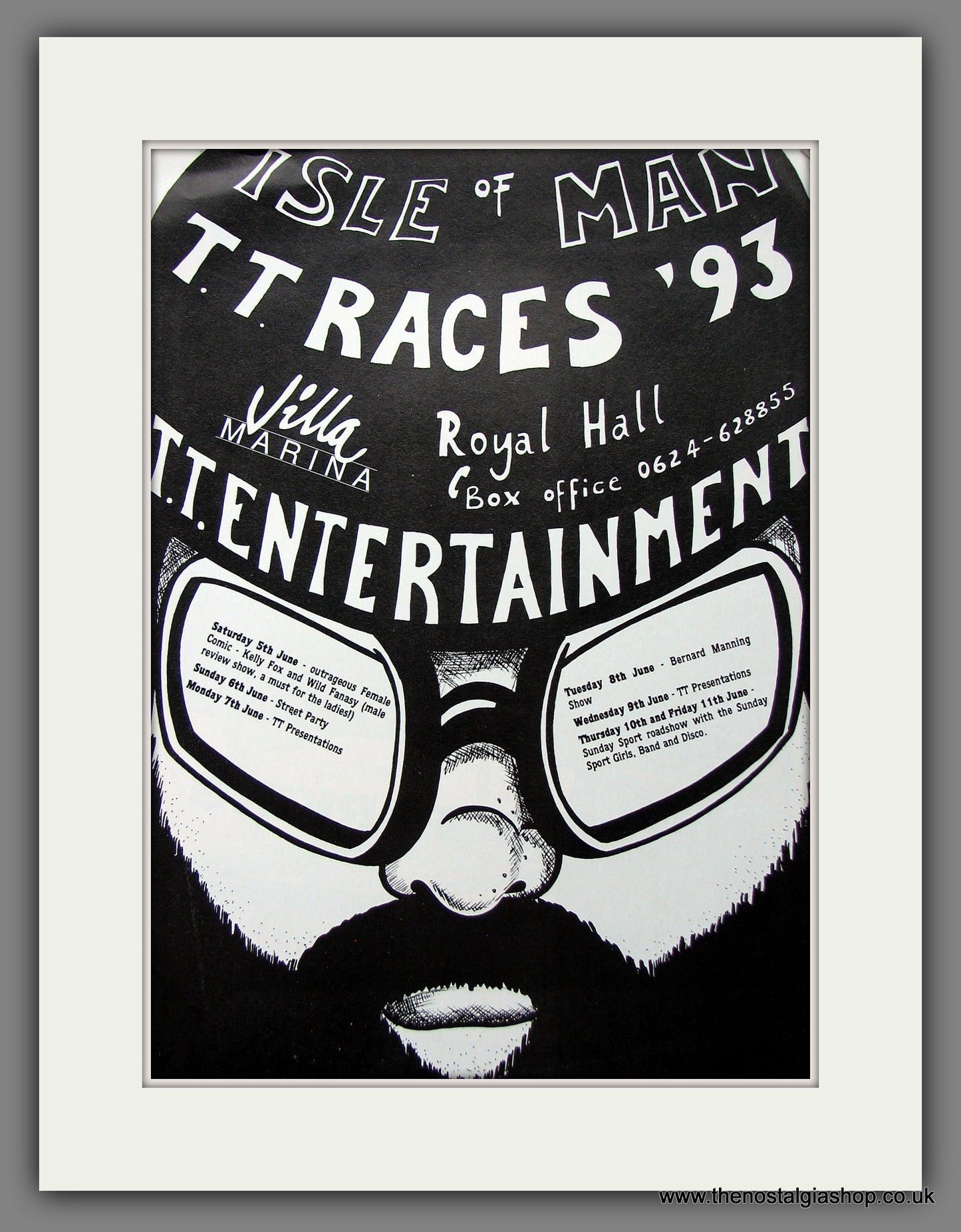 T.T. Races '93. Villa Marina Entertainment. Original Advert 1993 (ref AD55373)