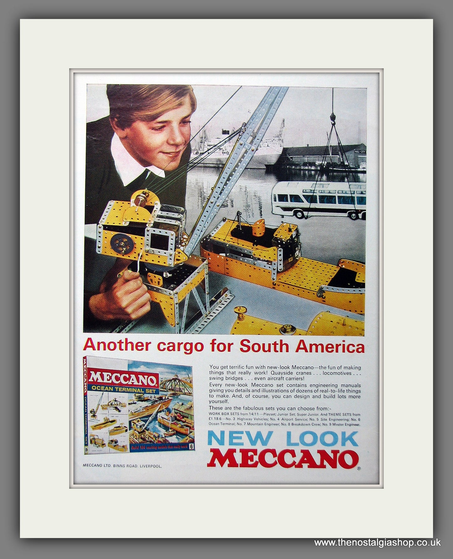 Meccano. 1965 Original Colour Advert (ref AD55349)