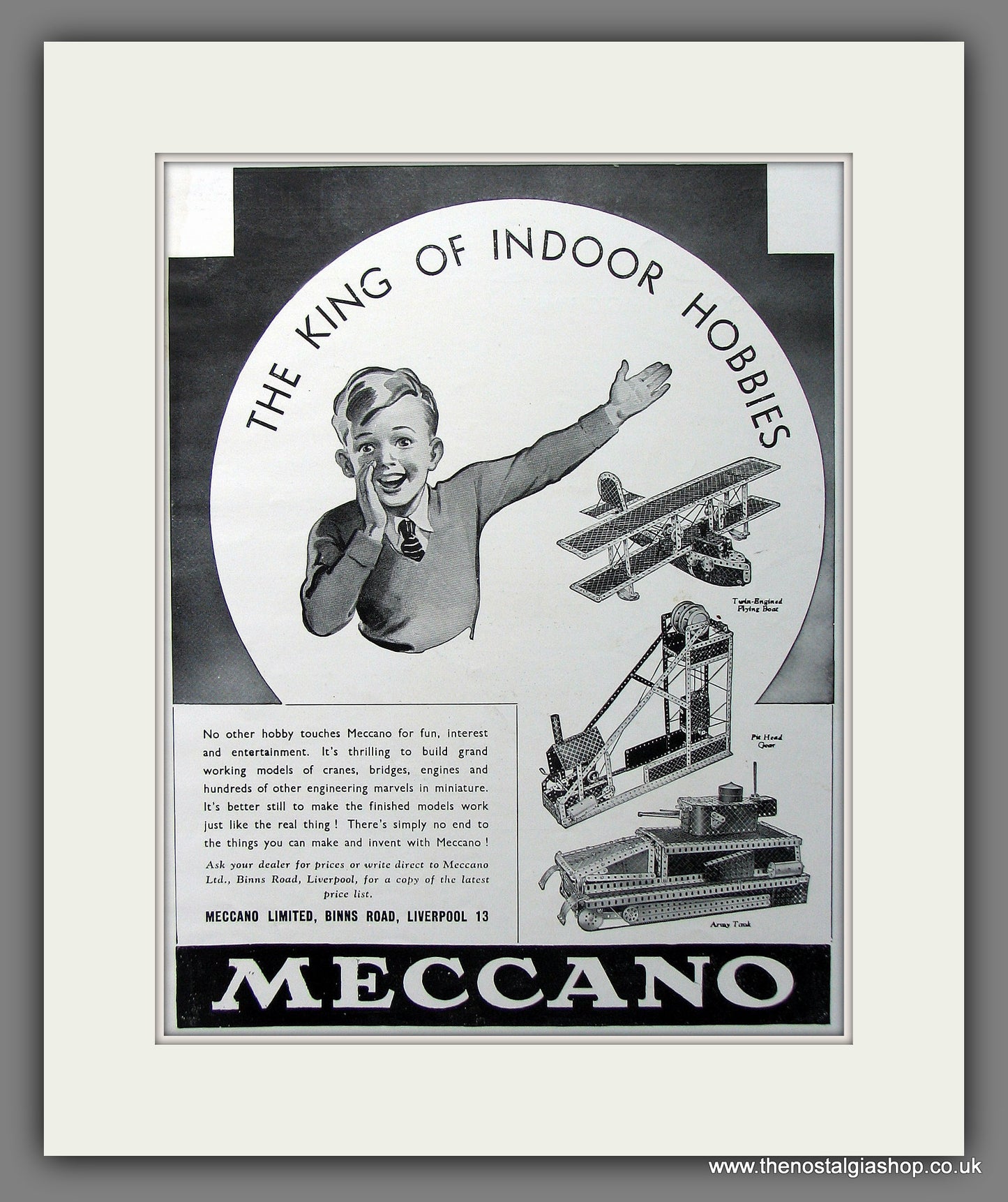Meccano. 1941 Original Advert (ref AD55353)