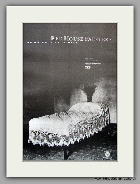 Red House Painters - Down Colourful Hill. Original Vintage Advert 1992 (ref AD11002)