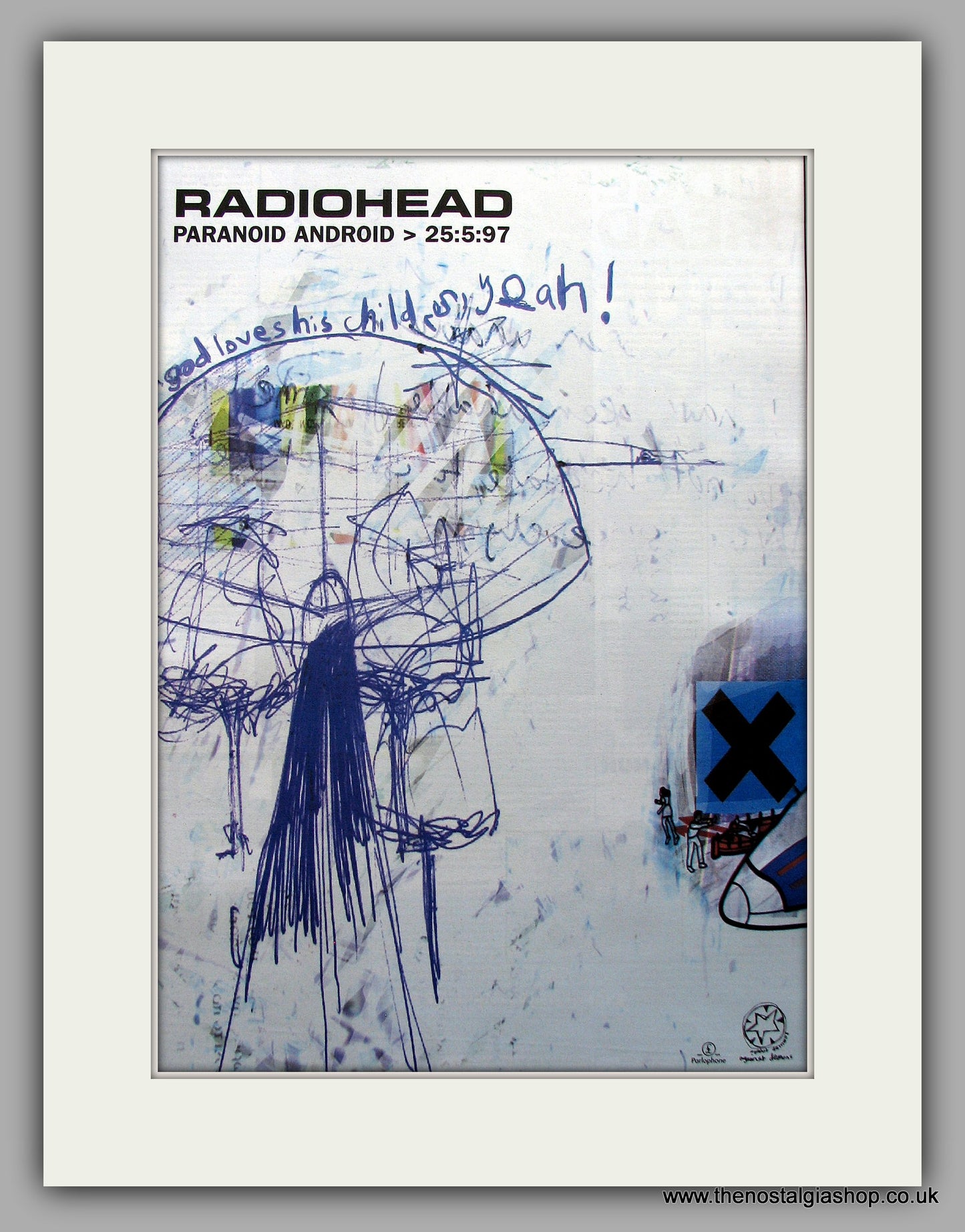 Radiohead. Paranoid Android. Original Vintage Advert 1997 (ref AD11032)