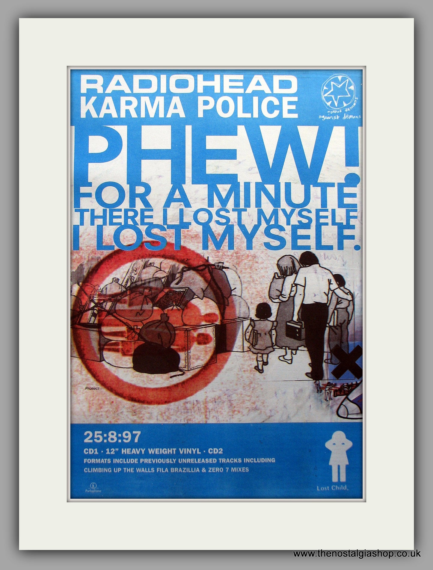 Radiohead. Karma Police. Original Vintage Advert 1997 (ref AD11034)