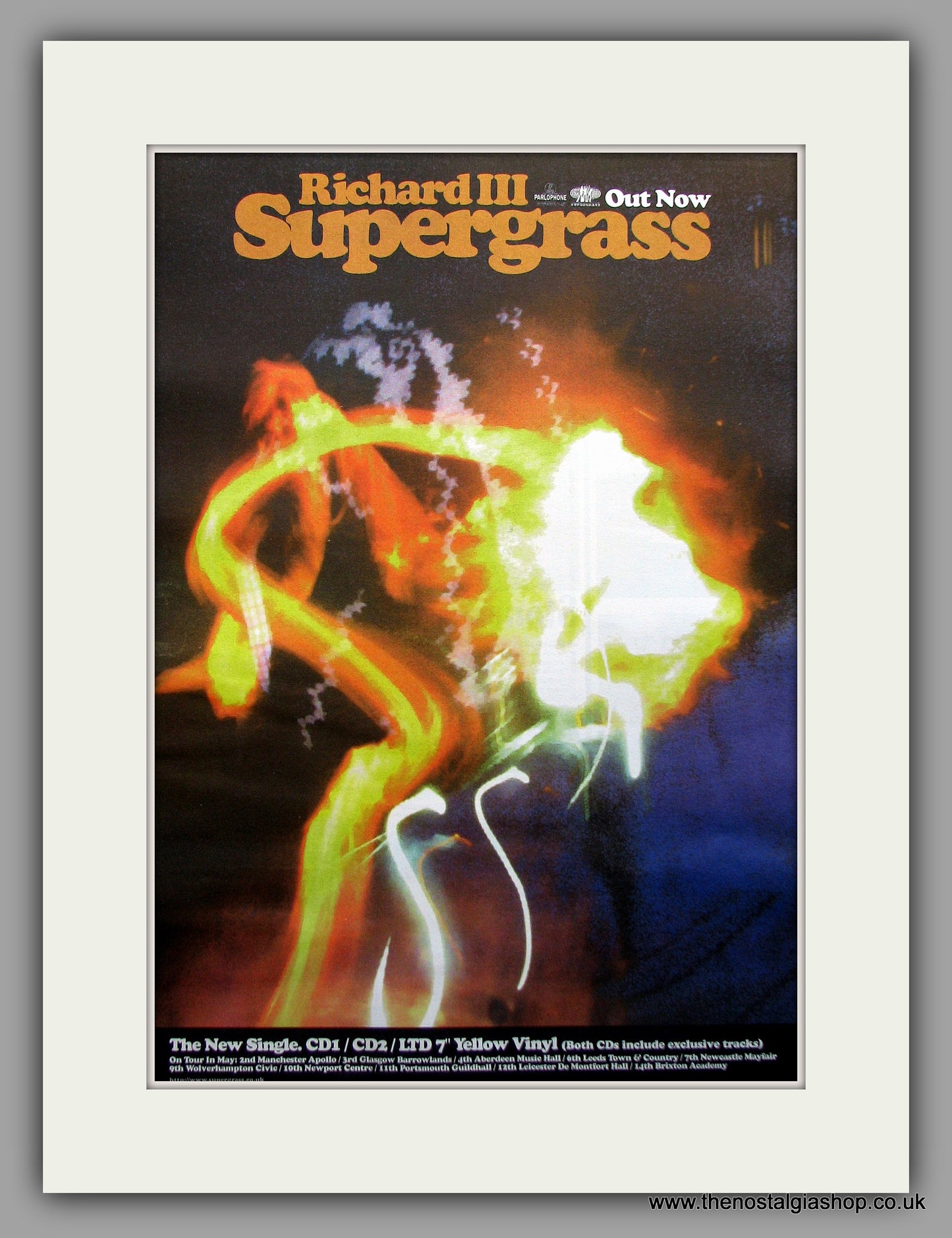 Supergrass. Richard III. Original Vintage Advert 1997 (ref AD11038)