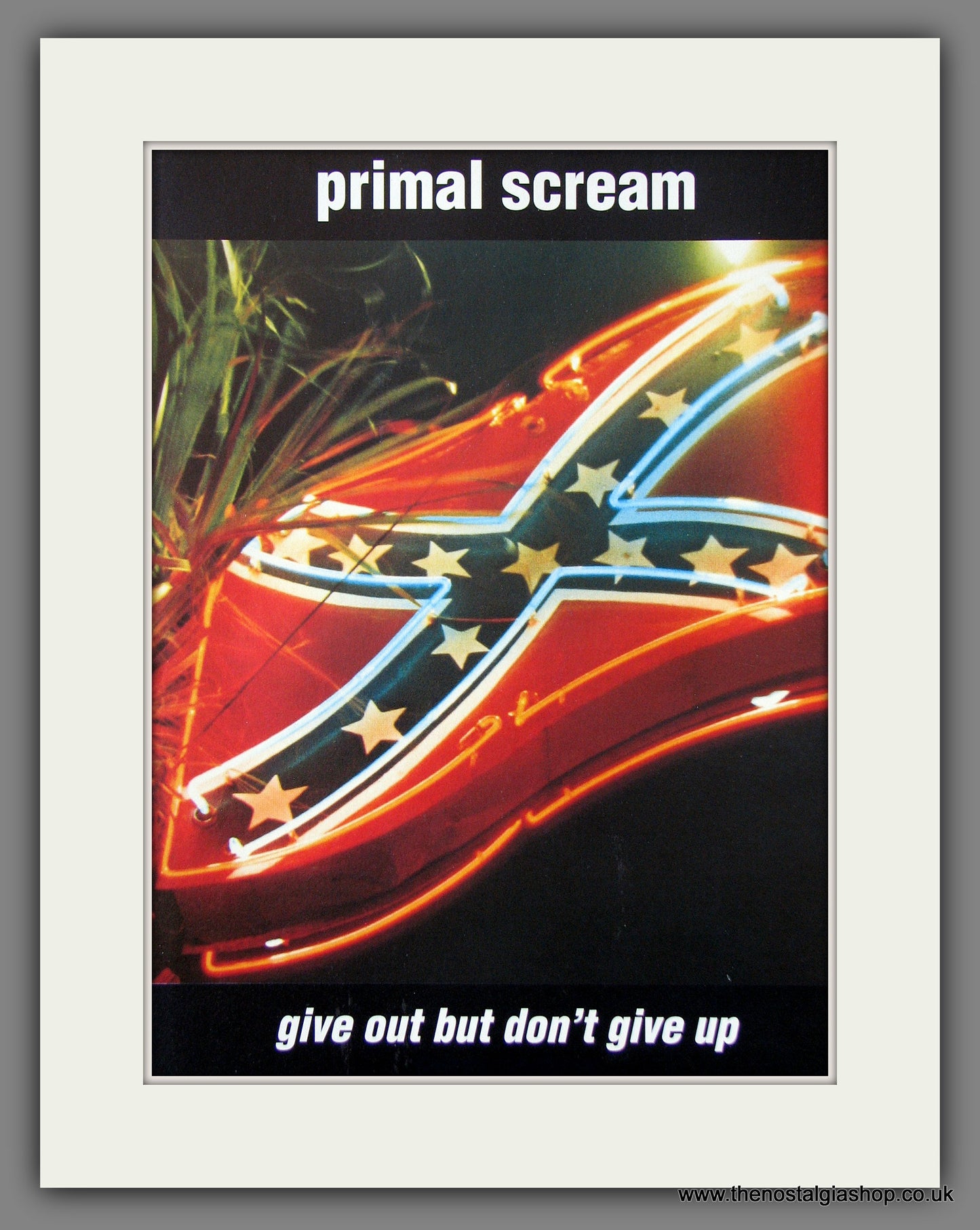 Primal Scream. Give Out But Don't Give Up. Original Music Advert 1994 (ref AD55505)