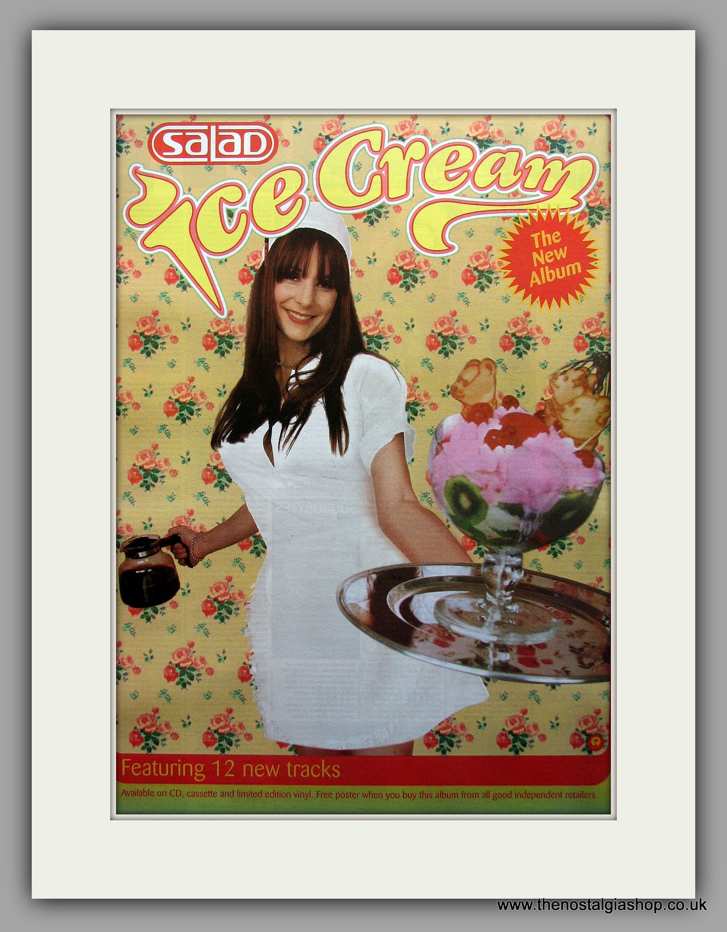 Salad. Ice Cream. Original Vintage Advert 1997 (ref AD11046)