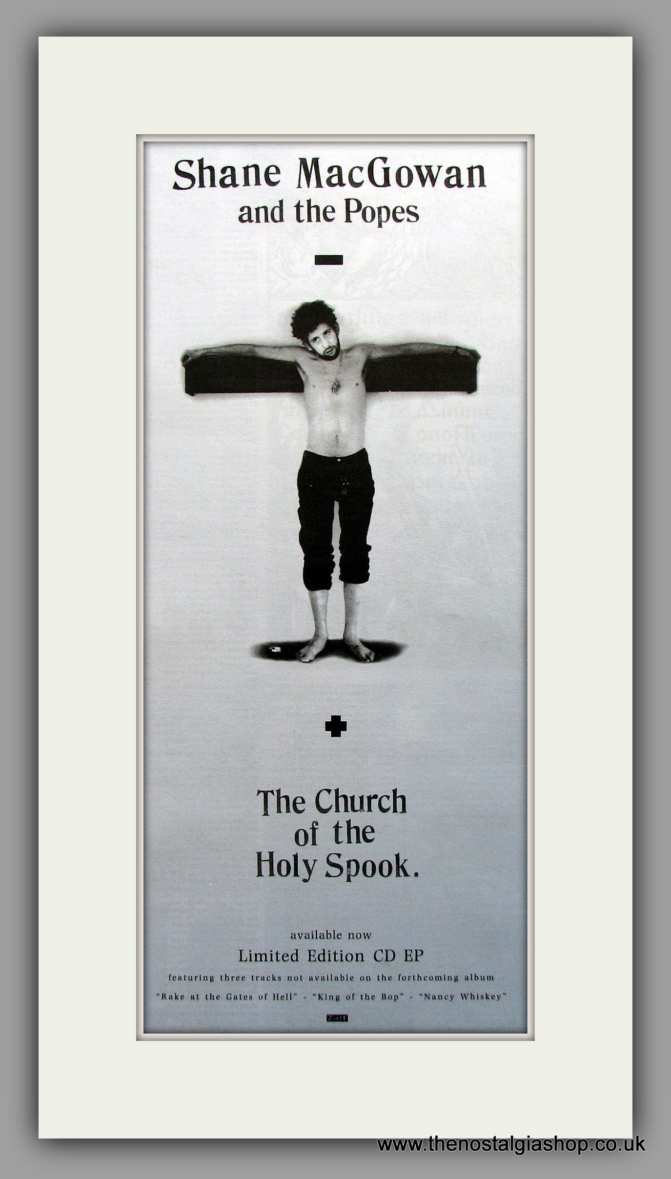 Shane Macgowan. Church of The Holy Spook. Original Vintage Advert 1994 (ref AD11047)