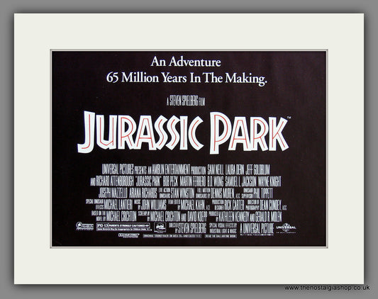 Jurassic Park. 1993 Original Advert (ref AD55456)