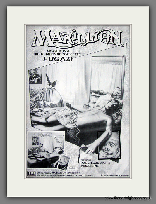 Marillion. Fugazi. Original Music Advert 1984 (ref AD55564)