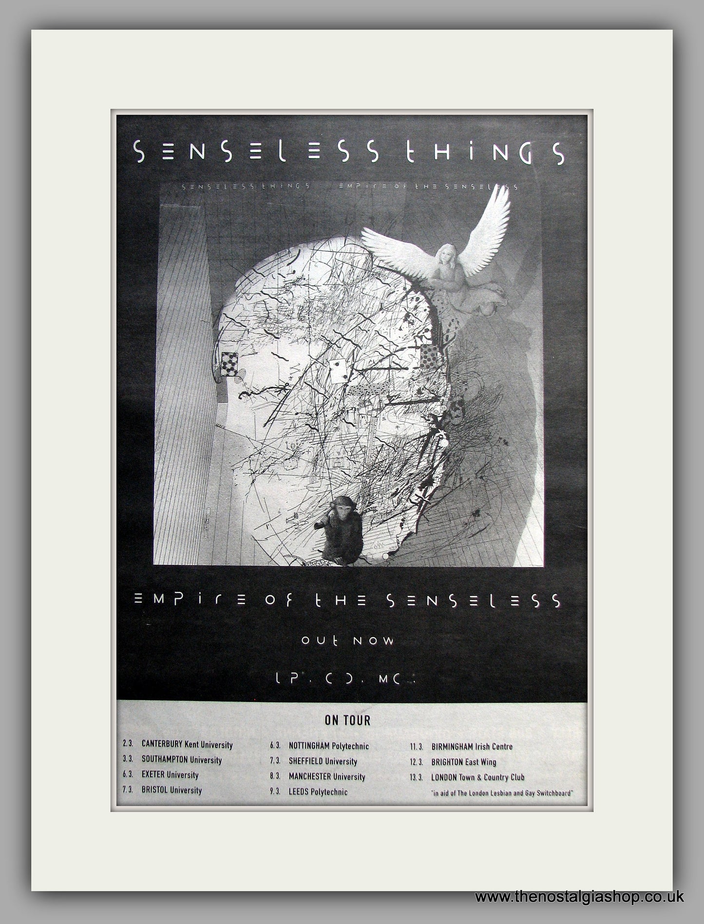 Senseless Things - Empire Of The Senseless. Original Vintage Advert 1993 (ref AD11109)