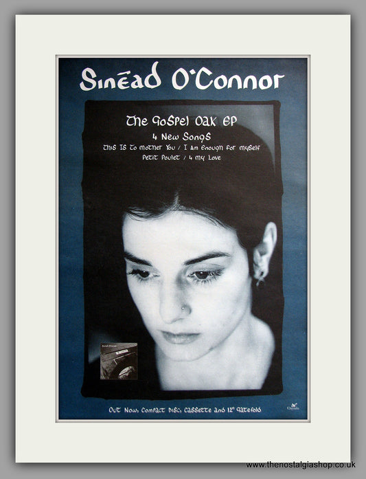 Sinead O'Connor - The Gospel Oak. Original Vintage Advert 1997 (ref AD11116)
