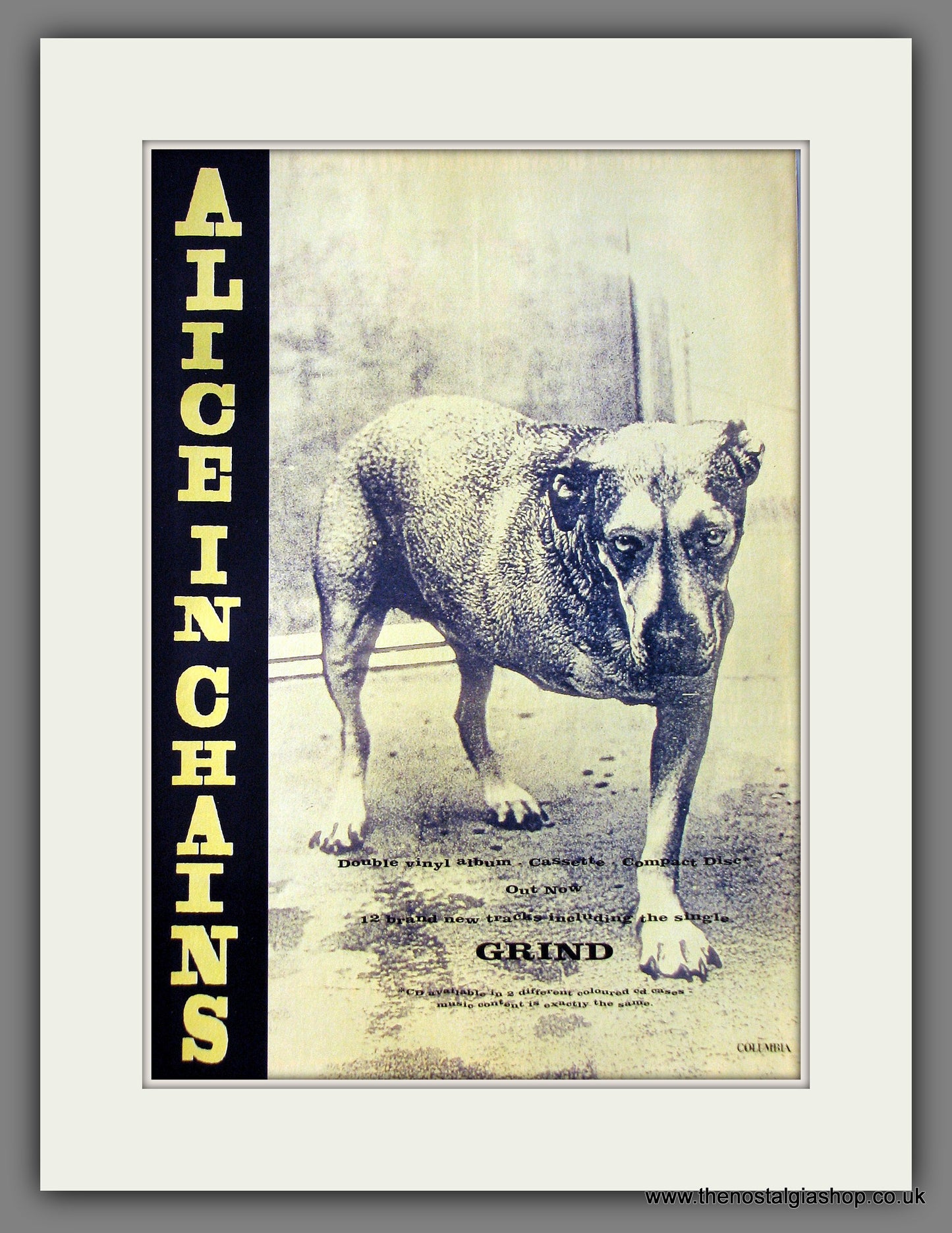 Alice in Chains. Grind. Original Advert 1995 (ref AD55617)