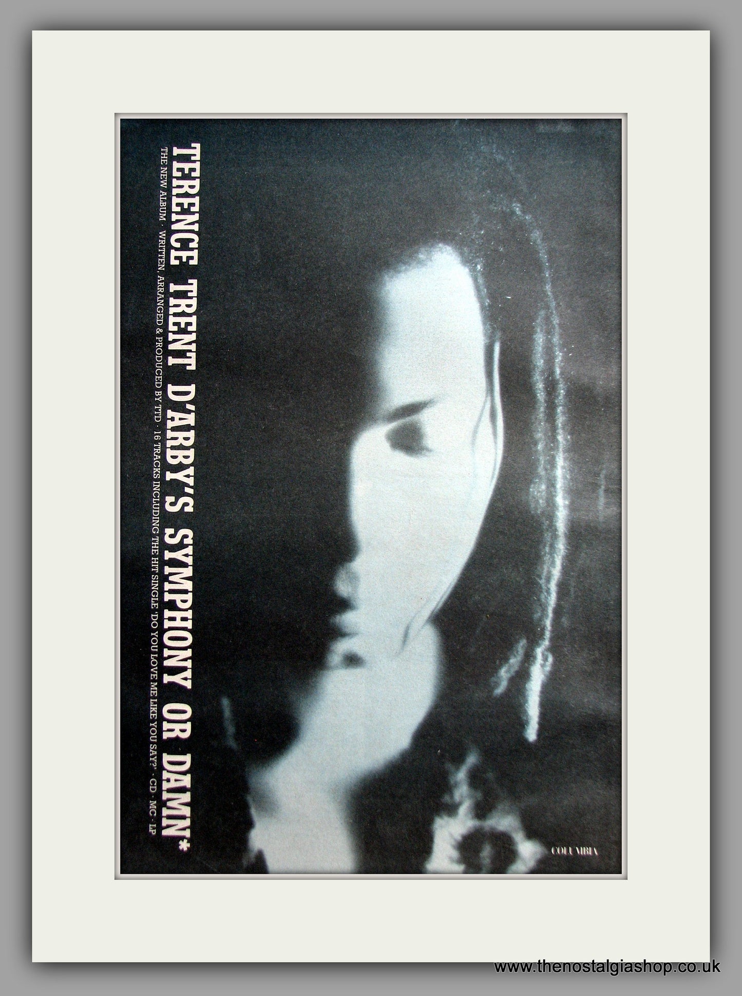 Terence Trent Darby - Symphony Or Damn. Original Vintage Advert 1993 (ref AD11134)