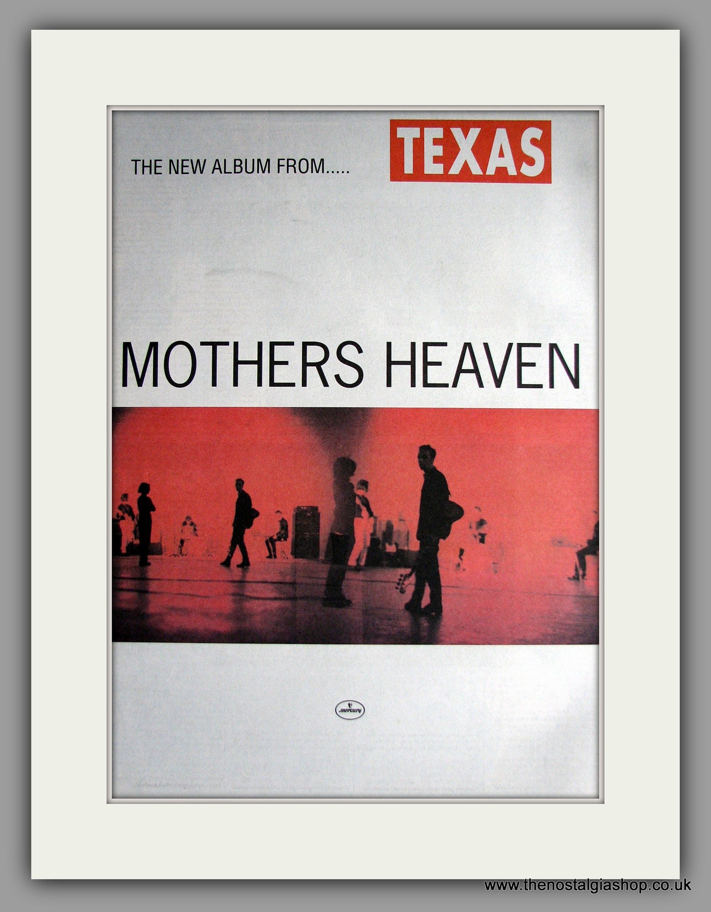 Texas - Mothers Heaven. Original Vintage Advert 1991 (ref AD11141)