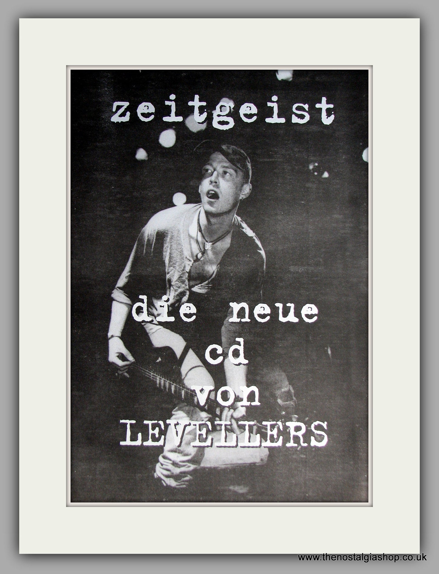 Levellers - Zeitgeist Die Neue . Original Vintage Advert 1995  (ref AD11183)