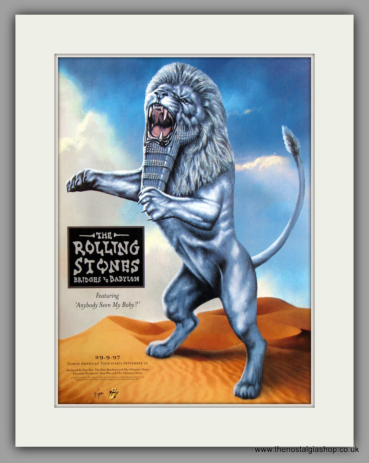 Rolling Stones. Bridges to Babylon. 1997 Original Advert (ref AD1810)