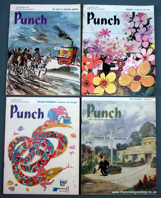 Punch Magazine. Lot of 4 From 1965. (M155)