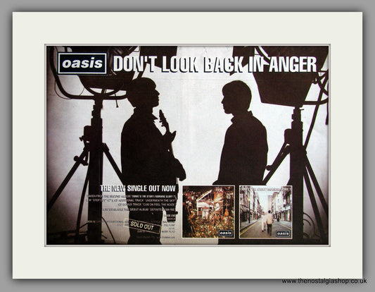Oasis. Don't Look Back In Anger.  1996 Original Advert (ref AD7963)