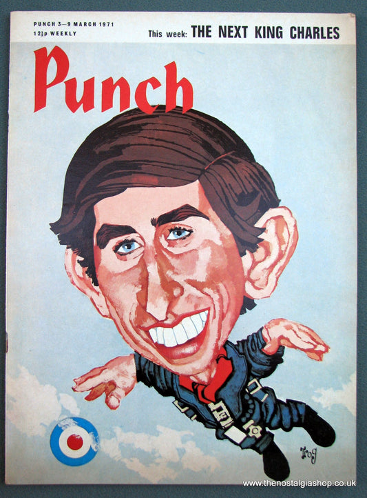 Punch Magazine. The Next King Charles. March 1971. (M171)