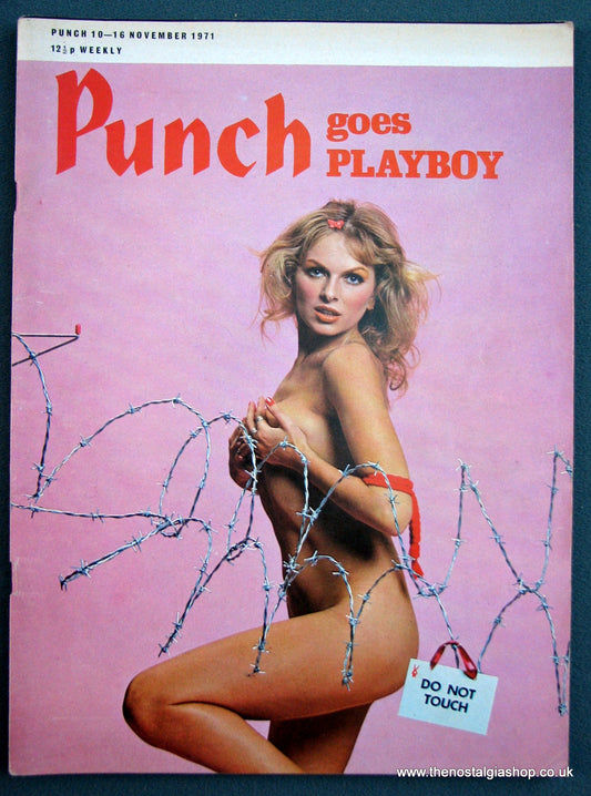 Punch Magazine. Punch Goes Playboy. Julie Ege. November 1971. (M174)