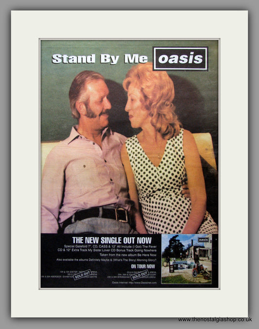 Oasis. Stand By Me. Original Vintage Advert 1997 (ref AD11145)