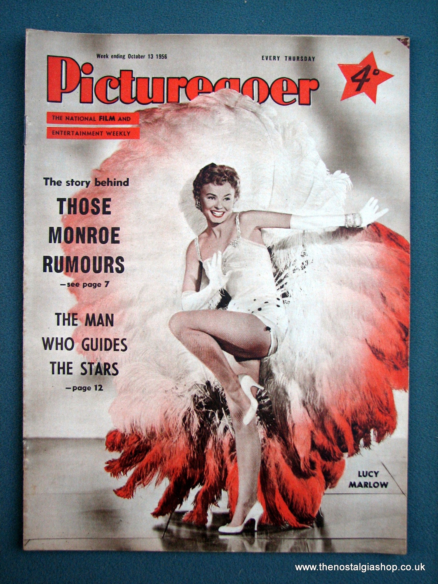 Picturegoer Magazine. Lot of 4 From 1956. (M153)