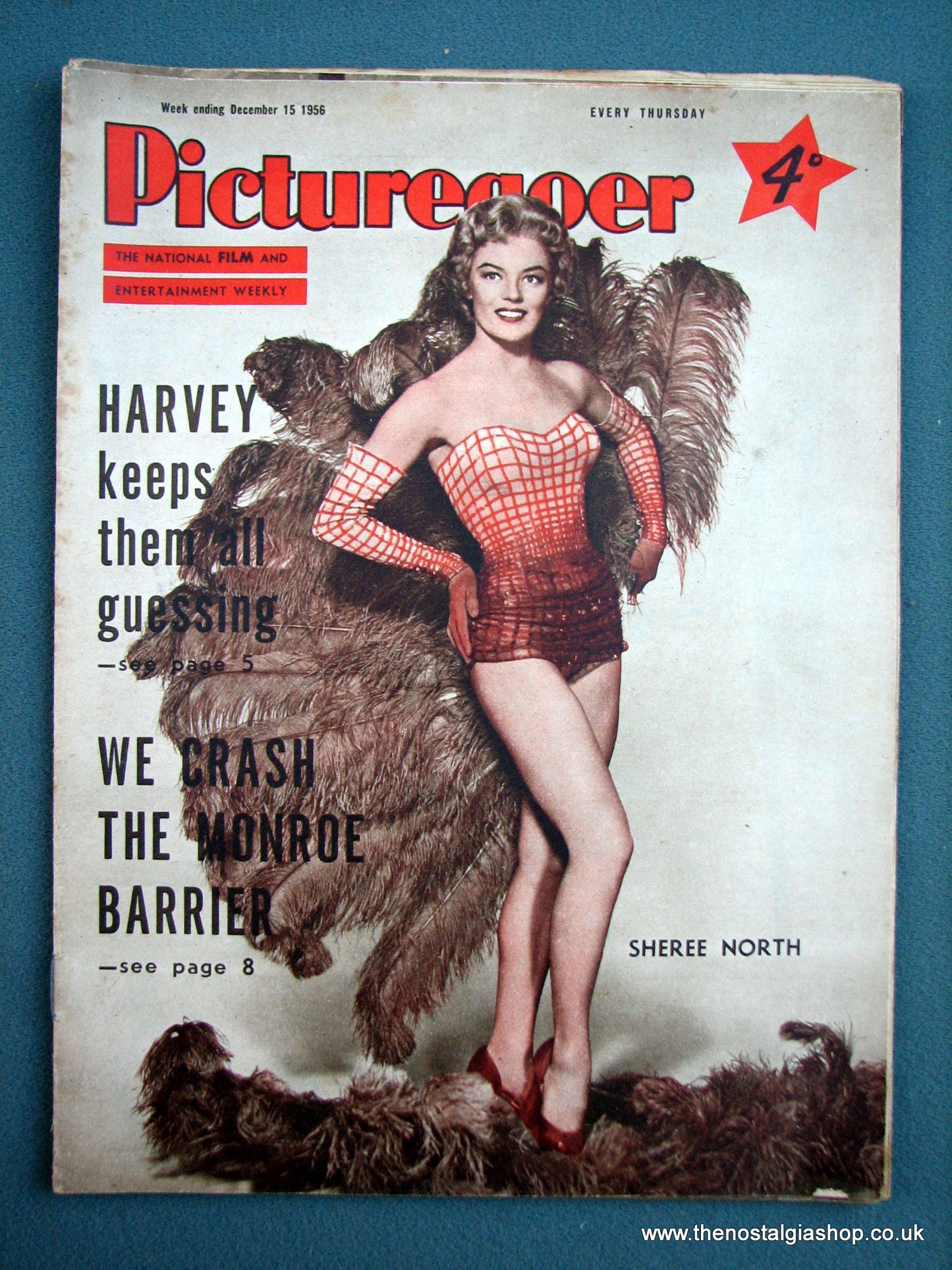 Picturegoer Magazine. Lot of 4 From 1956. (M154)