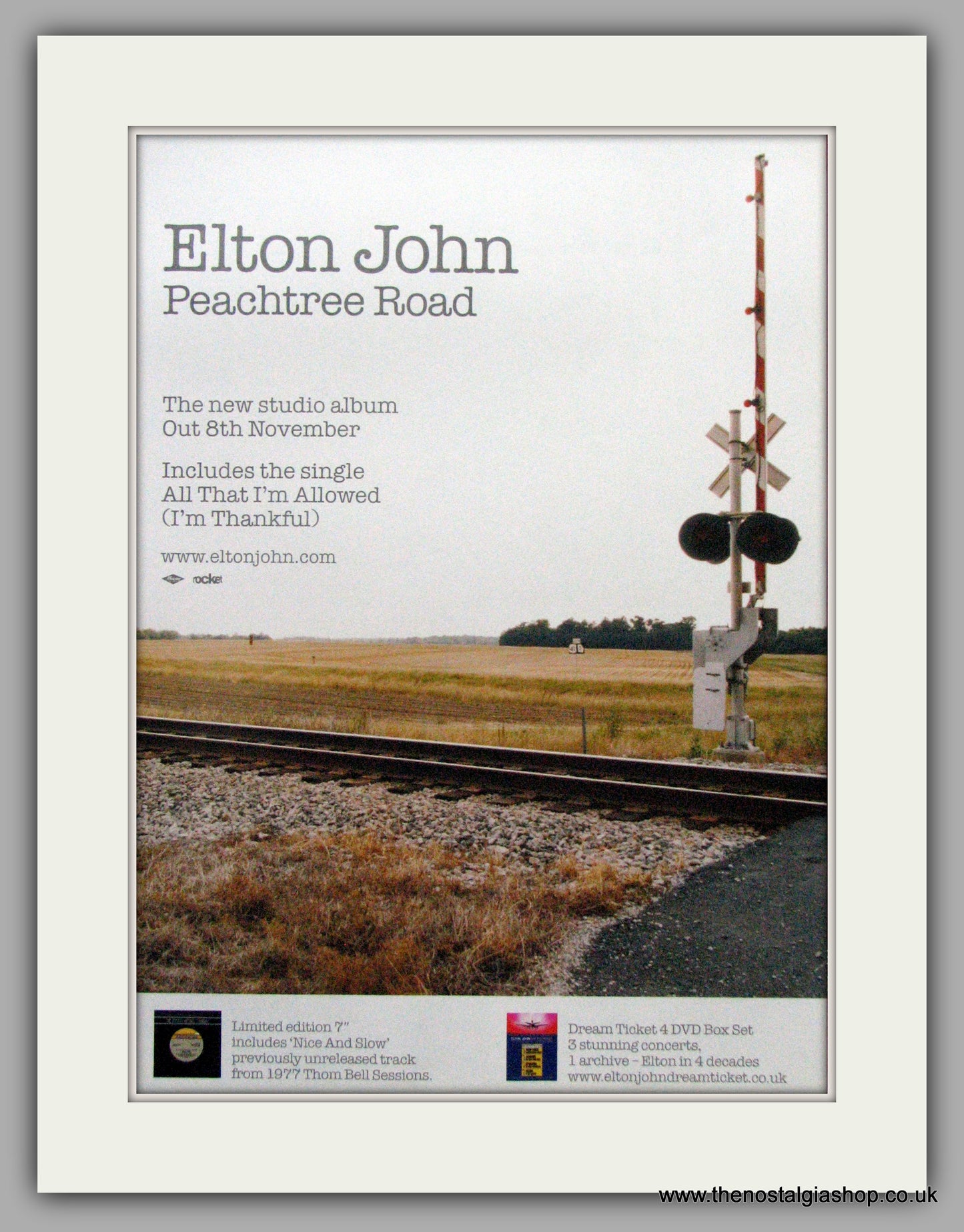 Elton John Peachtree Road. Original Advert 2004 (ref AD50191)